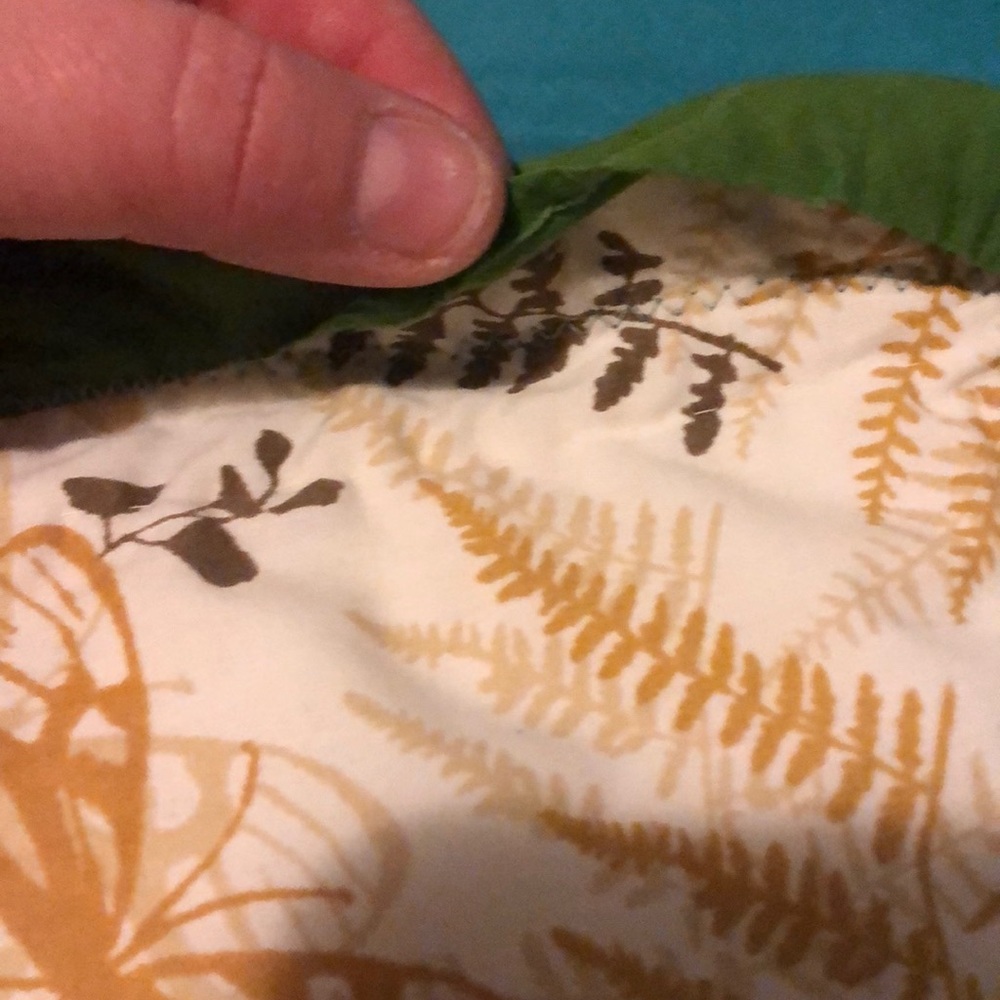 Handmade lap throw. AS IS - Picture 3 of 5